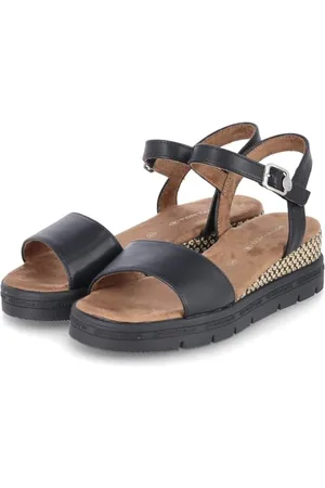 TOM TAILOR Damen 9590270002 Keilsandale, Black, 42 EU