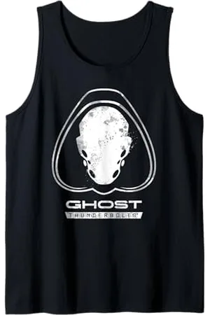 Marvel Thunderbolts Ava Starr Ghost Face Logo Tank Top