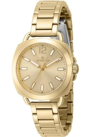 Invicta Damen Analog Quarz Uhr mit Edelstahl Armband 46346