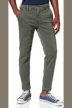 Replay Herren Chino Zeumar Slim-Fit Hyperflex X-Lite mit Stretch, (Grün), 27W / 30L