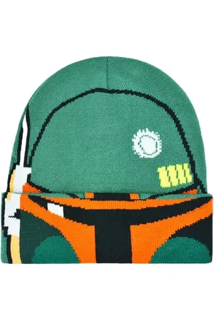 Concept One Unisex-Erwachsene Star Wars Boba Fett Intarsia Roll Down Cuff Mütze Beanie-Mtze, , Einheitsgröße