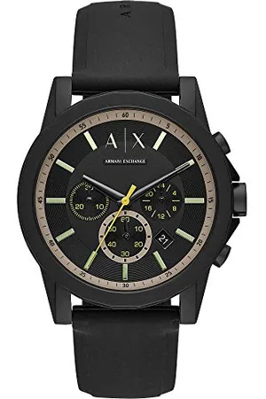 Armani Exchange Herren Quarz-Chronograph Uhr mit Armband AX1343