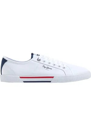 Pepe Jeans Herren Brady Men Basic Sneaker, White (White), 43 EU