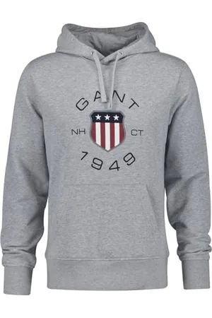GANT Herren Print Sweat Hoodie Kapuzenpullover, , 5X-Large