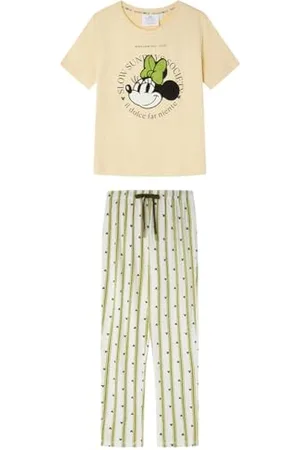 Women secret Damen Long Pyjama Multilicense Pause Disney Pyjamas, , 38