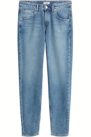 Marc O’ Polo Marc OߴPolo Denim Damen Jeanshose mit Stretch-Anteil knöchellang, Blau , W32/L32