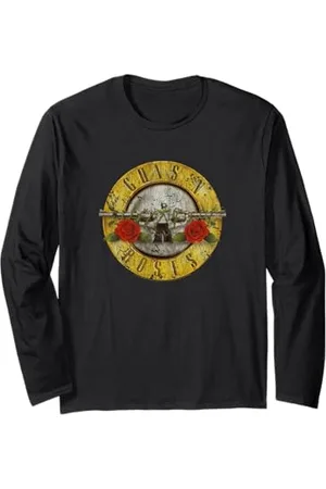 Guns N´Roses Kultige 80er Jahre Rockband Guns and Roses Offizielles Logo Langarmshirt
