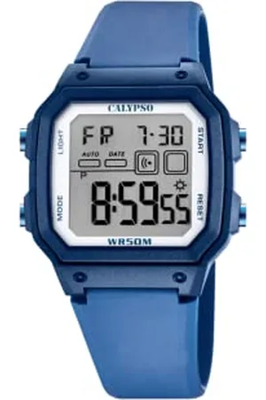 Calypso Uhr Für Herren K5812/1 Digital Crush Multi Silikon Case BlauSilikon Band