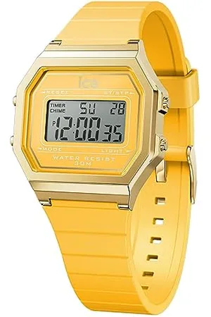 Ice-Watch ICE digit retro Light pineapple - Orange Damenuhr mit Plastikarmband - 022053 (Small)
