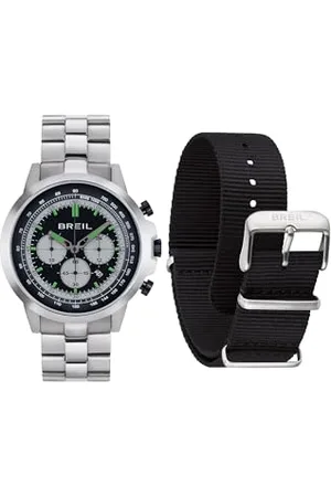 Breil Herren Armbanduhr X Large Pro in der Farbe mit Edelstahlarmband, Gehäusedurchmesser: 46 mm, TW1920