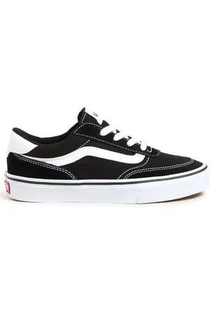 Vans Brooklyn Ls Sneaker, Wildleder/Canvas Schwarz/Weiß, 37 EU