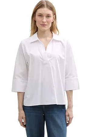 TOM TAILOR Damen 1045247 Bluse, 20000-White, 38