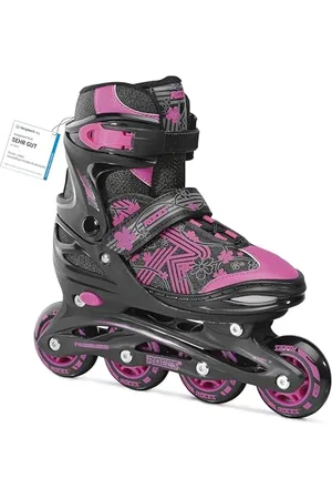 Roces Jokey 3:0 Inline Skates, Black-Pink, 26 EU