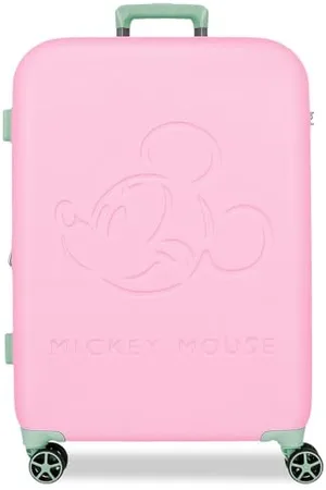 Disney Mickey Crazy Trip Koffer, mittelgroß, , 44,5 x 65 x 26 cm, starr, 3,86 kg, TSA-Verschluss, ABS, 3,86 kg, 75,21 l, ausziehbar, , Talla única, Mittelgroßer Koffer