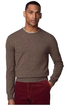 Hackett Herren Merino Cash Mix Crew Pullover, , L