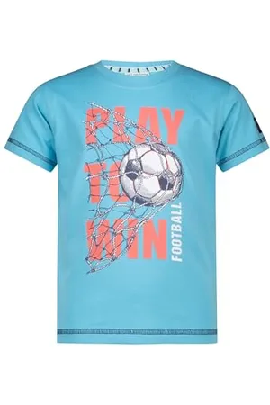 Salt & Pepper BY KIDS PARK Jungen Fußball Print auf Vorder-und Rückseite T-Shirt, , 104/110 cm