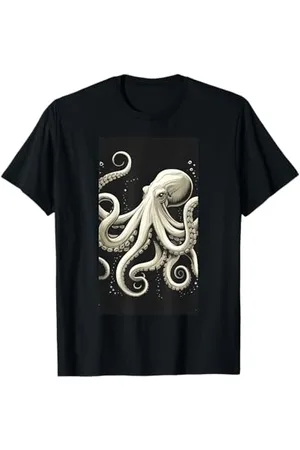 Nature Oktopus Tentakel Meer Ozean Tiere Wildtiere T-Shirt