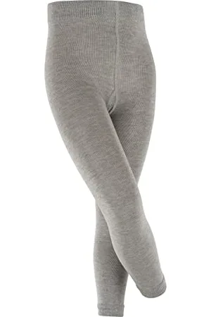 Falke Unisex Kinder Leggings Active Warm K Le Wolle Funktionsmaterial einfarbig 1 Stück, , 134-146