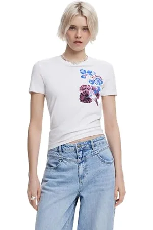 Desigual Damen Ts_Botanical_Lacroix T-Shirt, , XX-Large