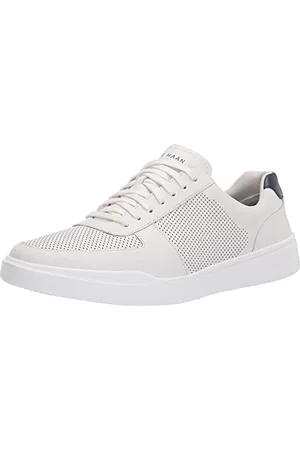 Cole Haan Herren Grand Crosscourt Modern Perforated Sneakers Sneaker, Optic White/Peacoat, 40 EU