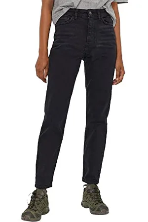 Noisy May Damen Nmmoni Hw Straight Ank Black Noos Jeans Stretch, , 26W 30L EU