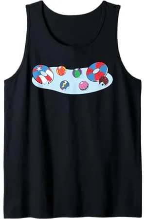 Marvel Super Heroes Pool Floaties Summer Beach Vacation Tank Top