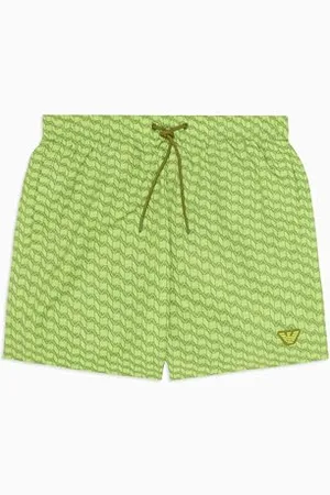 Emporio Armani Herren Mid Boxer Badehose, , S 7-9