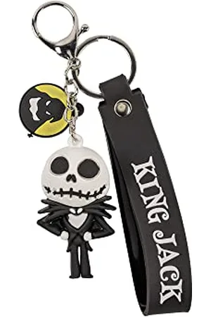 Disney The Nightmare Before Christmas 3D-Kechain, Schwarz/Weiß, schwarz/weiß, One size