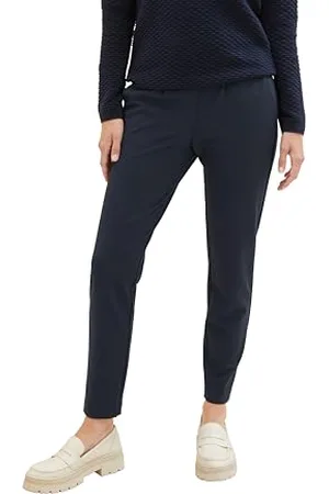 TOM TAILOR Damen 1008375 Jersey Loose Fit Stoffhose, , 34W / 32L EU