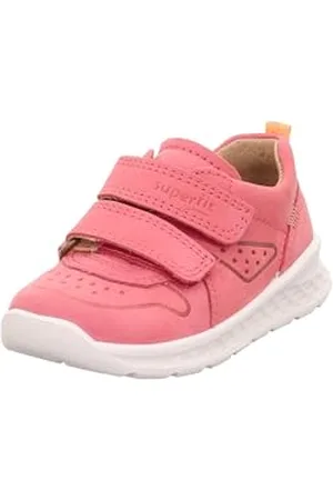 Superfit Baby Mädchen Breeze Sneaker, ROSA/ORANGE 5520