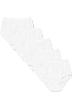 IRIS & LILLY Damen Slip-Unterwäsche hoher Bund volle Abdeckung, 5er-Pack, , 40