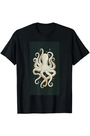 Nature Oktopus Tentakel Meer Ozean Tiere Wildtiere T-Shirt