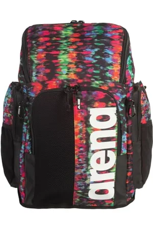 Arena Spiky III Rucksack 45, Schwimmen, Athlet, Sport, Fitnessstudio, große Trainingsausrüstung, Schwimmtasche für Damen und Herren, 45 Liter, Batikfärbung