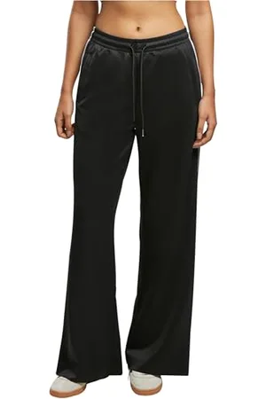Urban classics Damen Trainingshose Ladies Wide Leg Track Pants, lässige Damen Sporthose mit weitem Bein, High Waist, Größen XS - 5XL