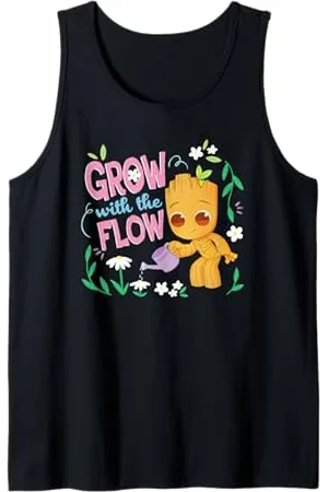 Marvel Spring Grow With The Flow Baby Groot Lovely Floral Tank Top