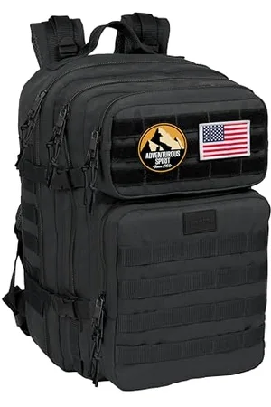Safta M555 BASIC Rucksack für Laptops mit 39,6 cm (15,6 Zoll), ideal für verschiedene Altersgruppen, bequem und vielseitig, Qualität und Widerstandsfähigkeit, 30 x 23 x 48 cm, Grau, Unisex, Kinder, 1