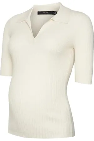 VERO MODA Maternity Vmmholly 2/4 Polo Pullover Ga Noos