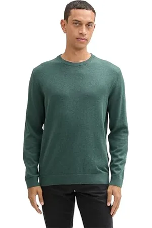 TOM TAILOR Herren Strickpullover mit Crewneck