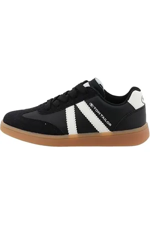 TOM TAILOR 9570020001 Sneaker, Black-White, 39 EU