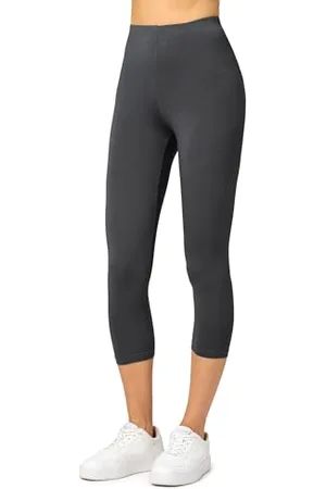 Merry Style Damen Leggings 3/4 Capri Leggings aus Viskose MS10-144 ( , XS)