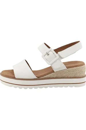 TOM TAILOR Damen 9590210001 Keilsandale, White, 40 EU