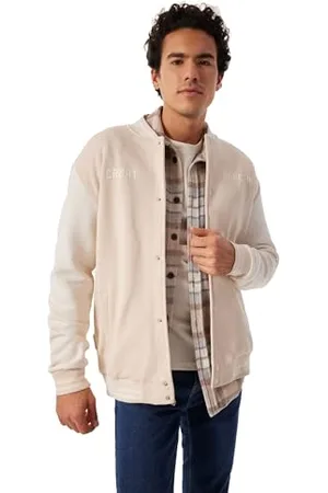 DeFacto Herren Z2976az Cardigan Sweater, Beige, XXS EU