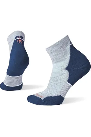 Smartwool Damen Laufsocken mit Dämpfung, kurze Sportsocken aus Merinowolle, leicht und atmungsaktiv, Merinowolle, für Winter und Sport, Laufen und Walking, Tiefes Marineblau, S