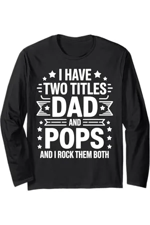 Family 365 Dad And Pops Lustiges Vatertagsgeschenk von Tochter Sohn Kinder Langarmshirt