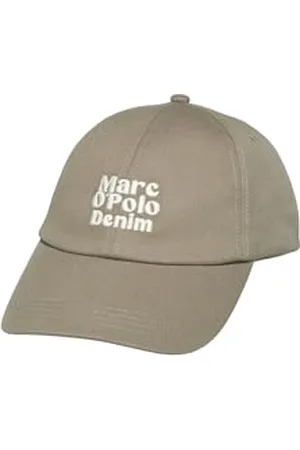 Marc O’ Polo Marc OߴPolo Denim Damen Cap aus Bio-Baumwolle mit Logo-Stickerei, Grün (Dusky Green), One Size