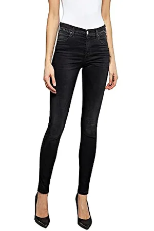 Replay Damen Jeans Luzien Skinny-Fit Hyperflex Cloud mit Stretch, (Schwarz), 26W / 28L