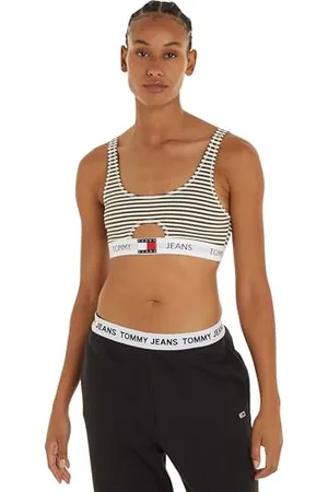 Tommy Hilfiger Damen Bralette Cut-out, Mehrfarbig (Tj Skinny Stripe), L