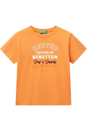 Benetton Jungen 3i1xg10jo T-Shirt, , 18 Monate