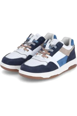 Lurchi 95L0103011 Sneaker, Navy-Cobalt-White, 34 EU Weit