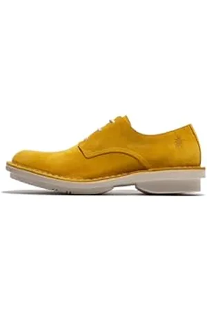 Fly London Damen FAKI149FLY Derby, Yellow, 42 EU
